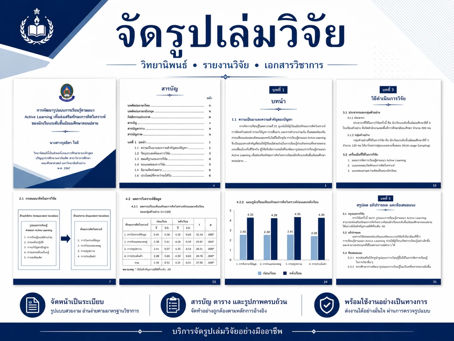 บริการจัด Format manuscript รับจัดรูปเล่ม ตรวจ citation และ reference พร้อม checklist ก่อนส่งวารสาร